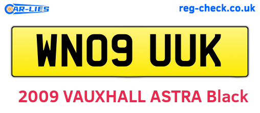 WN09UUK are the vehicle registration plates.
