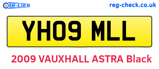 YH09MLL are the vehicle registration plates.