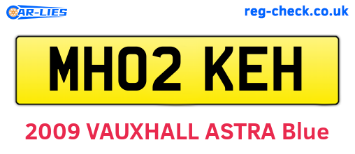 MH02KEH are the vehicle registration plates.