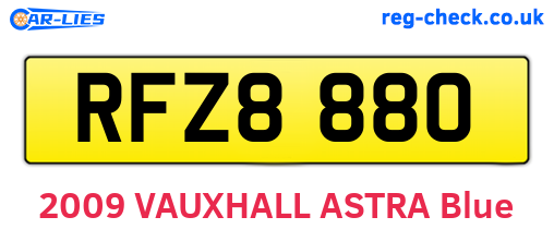 RFZ8880 are the vehicle registration plates.