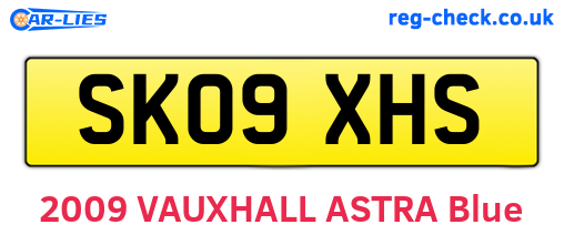 SK09XHS are the vehicle registration plates.