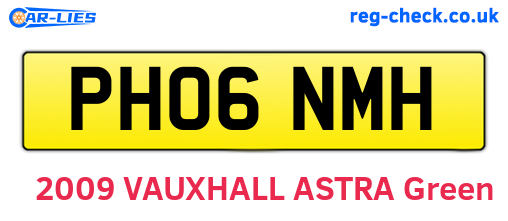 PH06NMH are the vehicle registration plates.