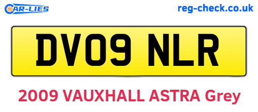 DV09NLR are the vehicle registration plates.