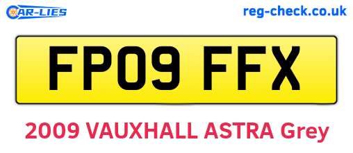 FP09FFX are the vehicle registration plates.