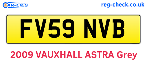 FV59NVB are the vehicle registration plates.