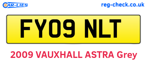 FY09NLT are the vehicle registration plates.