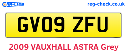 GV09ZFU are the vehicle registration plates.