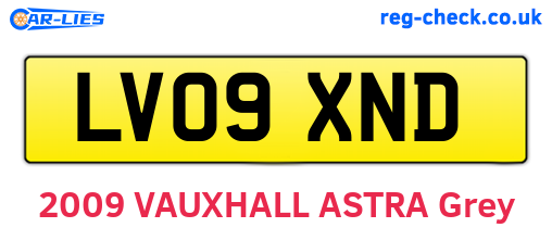 LV09XND are the vehicle registration plates.