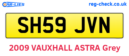 SH59JVN are the vehicle registration plates.