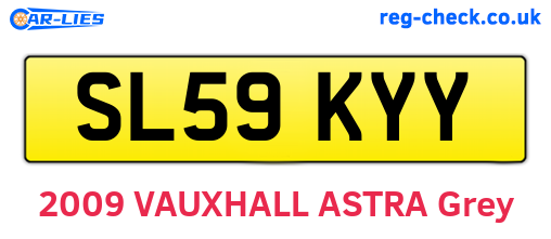 SL59KYY are the vehicle registration plates.