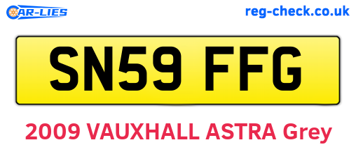 SN59FFG are the vehicle registration plates.