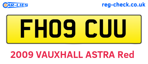 FH09CUU are the vehicle registration plates.
