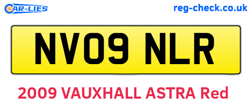 NV09NLR are the vehicle registration plates.