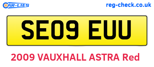 SE09EUU are the vehicle registration plates.
