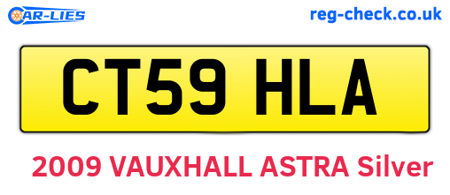 CT59HLA are the vehicle registration plates.