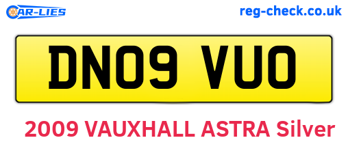 DN09VUO are the vehicle registration plates.
