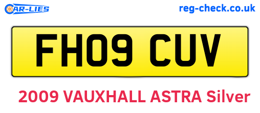 FH09CUV are the vehicle registration plates.