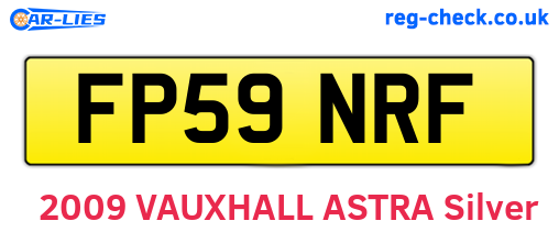FP59NRF are the vehicle registration plates.