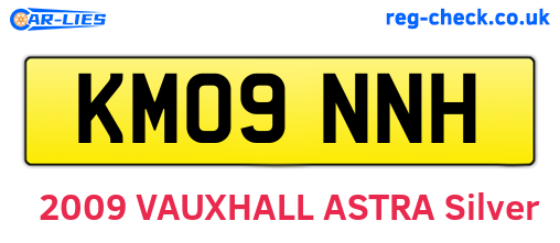 KM09NNH are the vehicle registration plates.