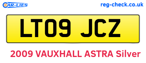LT09JCZ are the vehicle registration plates.