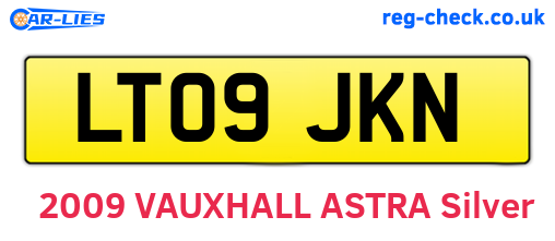 LT09JKN are the vehicle registration plates.