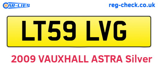 LT59LVG are the vehicle registration plates.