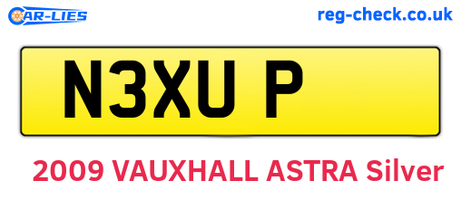 N3XUP are the vehicle registration plates.