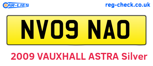 NV09NAO are the vehicle registration plates.