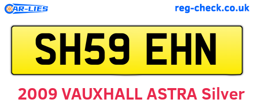 SH59EHN are the vehicle registration plates.