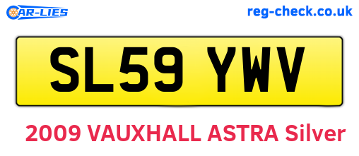 SL59YWV are the vehicle registration plates.
