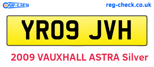 YR09JVH are the vehicle registration plates.