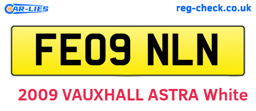 FE09NLN are the vehicle registration plates.