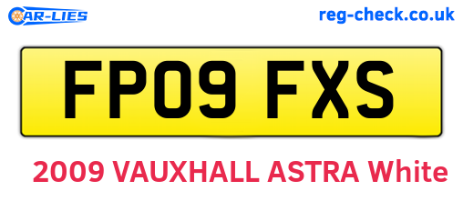 FP09FXS are the vehicle registration plates.