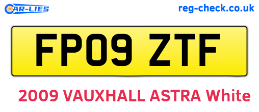 FP09ZTF are the vehicle registration plates.