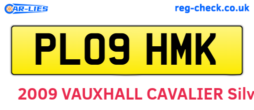 PL09HMK are the vehicle registration plates.