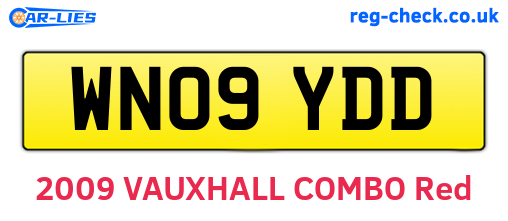 WN09YDD are the vehicle registration plates.