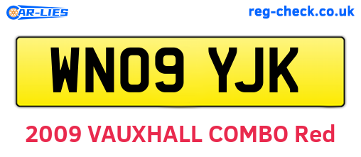 WN09YJK are the vehicle registration plates.