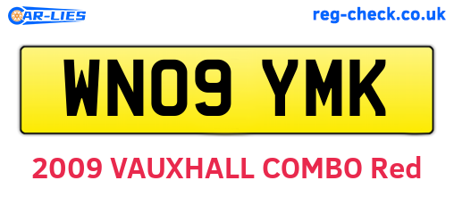 WN09YMK are the vehicle registration plates.