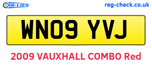 WN09YVJ are the vehicle registration plates.