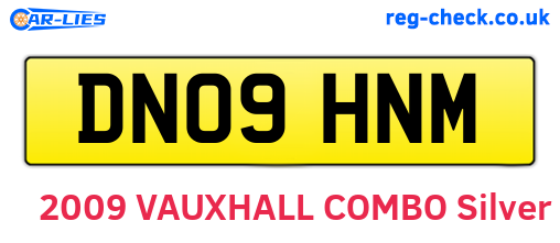 DN09HNM are the vehicle registration plates.