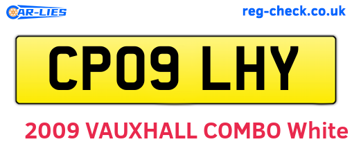 CP09LHY are the vehicle registration plates.