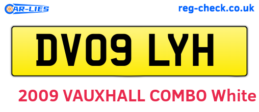 DV09LYH are the vehicle registration plates.