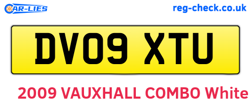 DV09XTU are the vehicle registration plates.