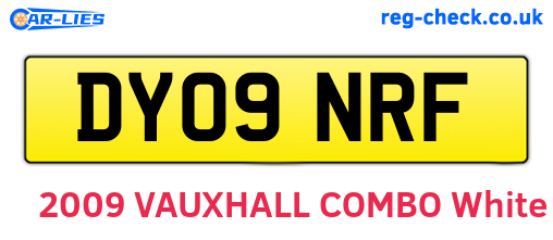 DY09NRF are the vehicle registration plates.