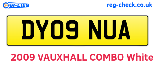 DY09NUA are the vehicle registration plates.
