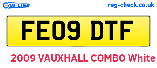 FE09DTF are the vehicle registration plates.