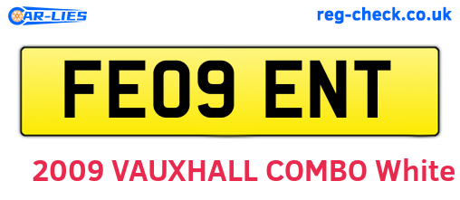 FE09ENT are the vehicle registration plates.