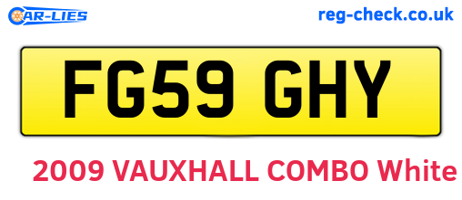 FG59GHY are the vehicle registration plates.