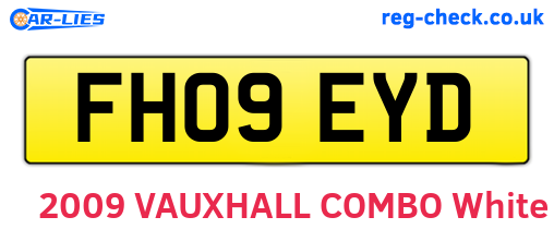 FH09EYD are the vehicle registration plates.