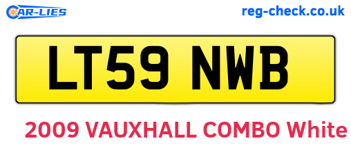 LT59NWB are the vehicle registration plates.